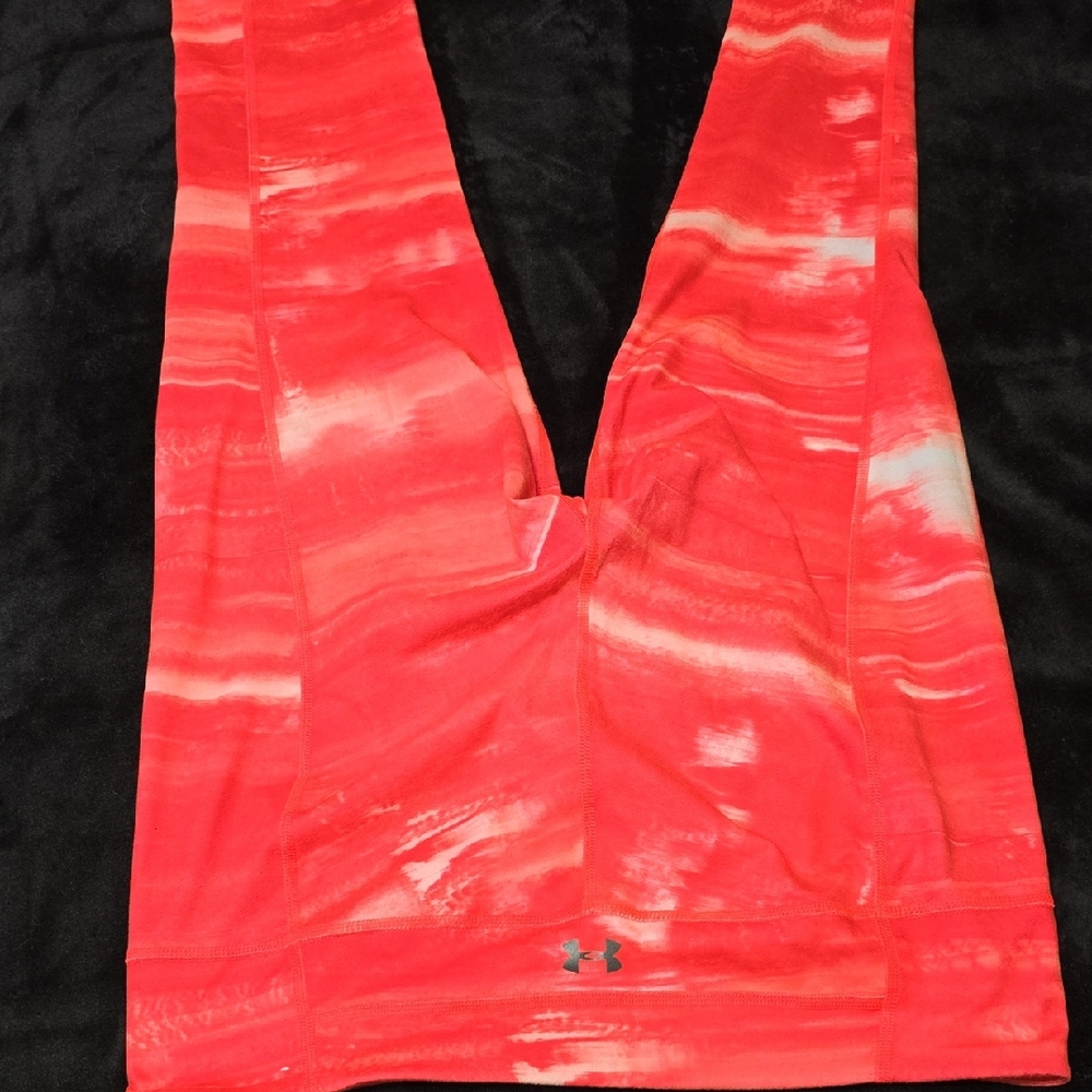 Under Armour Fiery Red Patterned Top